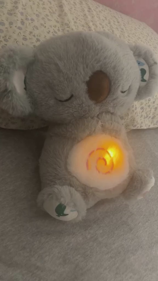 おやすみ動物シリーズ呼吸するぬいぐるみ（メロディ&ライト付き）